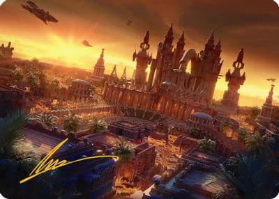 Rabanastre Royal City Art Card Gold Stamped Signature Art Series: FINAL FANTASY Magic card