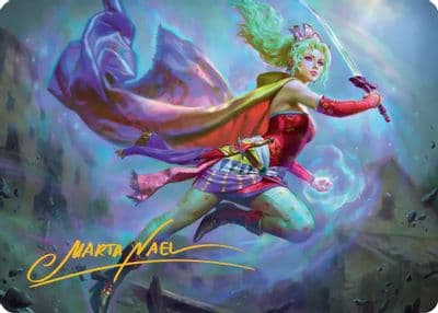 Terra Herald of Hope Art Card Gold Stamped Signature Art Series: FINAL FANTASY Magic card