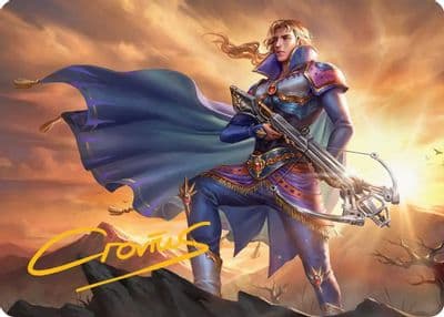 Edgar Master Machinist Art Card Gold Stamped Signature Art Series: FINAL FANTASY Magic card