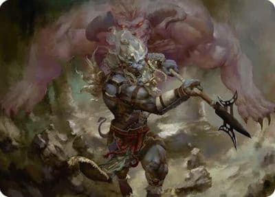 Kimahri Valiant Guardian Art Card Art Series: FINAL FANTASY Magic card