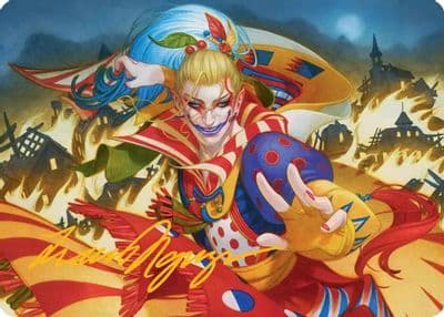 Ruinous Ultimatum Art Card Gold Stamped Signature Art Series: FINAL FANTASY Magic card