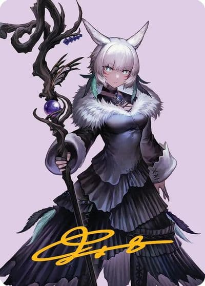Yshtola Nights Blessed Art Card 53 Gold Stamped Signature Art Series: FINAL FANTASY Magic card