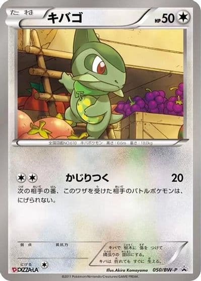 Axew BW-P Promotional cards Pokemon card