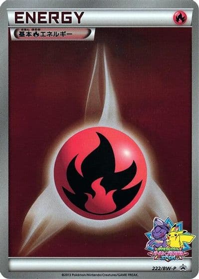 Basic Fire Energy BW-P Promotional cards Pokemon card