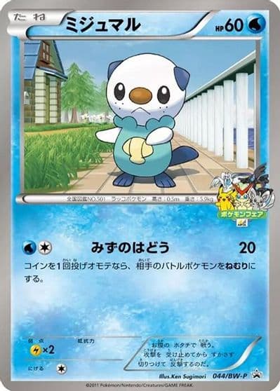 Oshawott BW-P Promotional cards Pokemon card