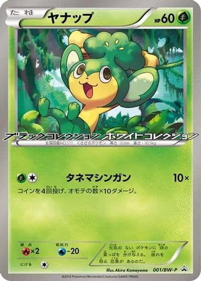 Pansage BW-P Promotional cards Pokemon card