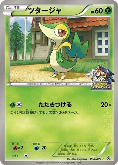 Snivy BW-P Promotional cards Pokemon card