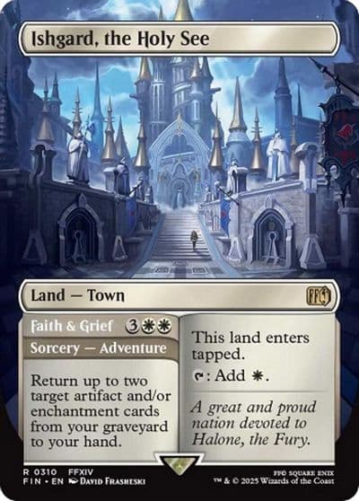 Ishgard the Holy See Borderless FINAL FANTASY Magic card