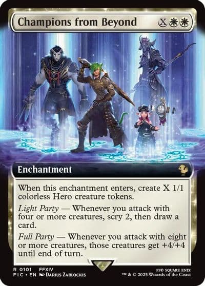 Champions from Beyond Extended Art Commander: FINAL FANTASY Magic card