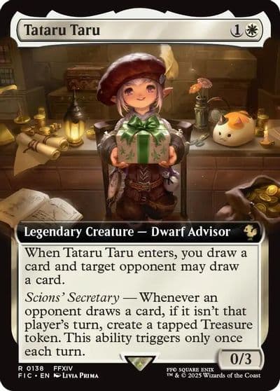 Tataru Taru Extended Art Commander: FINAL FANTASY Magic card