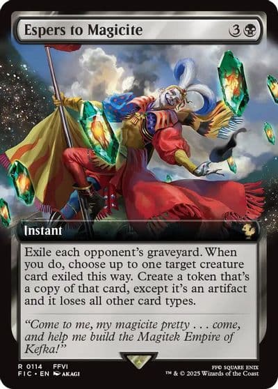 Espers to Magicite Extended Art Commander: FINAL FANTASY Magic card