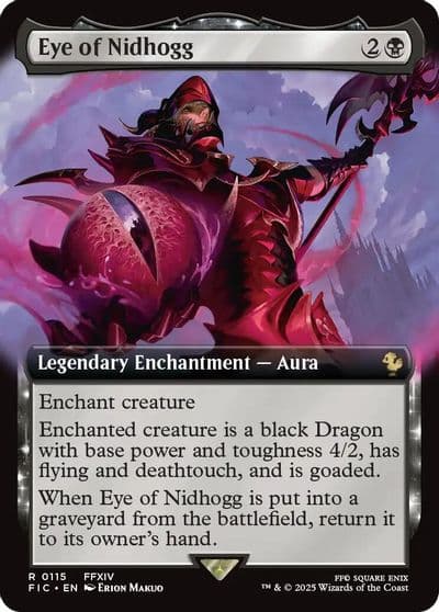 Eye of Nidhogg Extended Art Commander: FINAL FANTASY Magic card