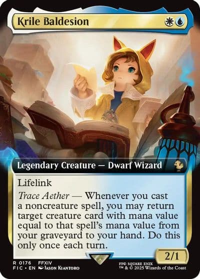 Krile Baldesion Extended Art Commander: FINAL FANTASY Magic card