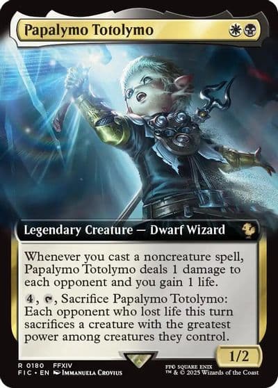 Papalymo Totolymo Extended Art Commander: FINAL FANTASY Magic card