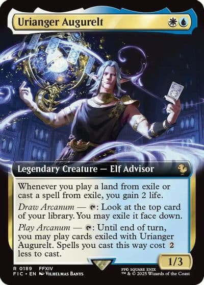 Urianger Augurelt Extended Art Commander: FINAL FANTASY Magic card