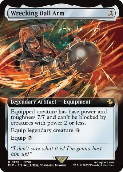 Wrecking Ball Arm Extended Art Commander: FINAL FANTASY Magic card