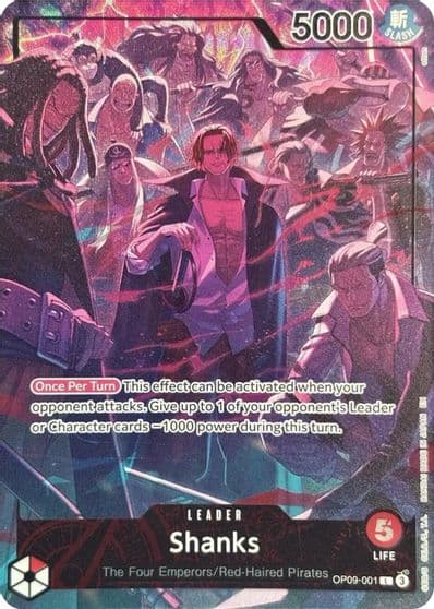 Shanks English Version 2nd Anniversary Set One Piece Promotion Cards One Piece card