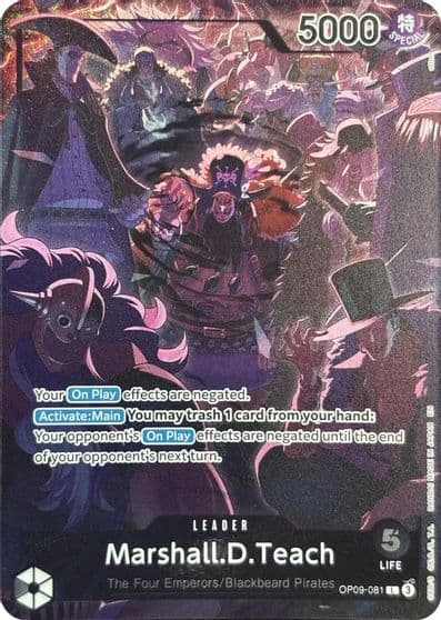MarshallDTeach English Version 2nd Anniversary Set One Piece Promotion Cards One Piece card