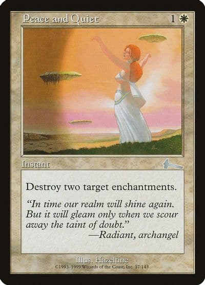 Peace and Quiet Urza's Legacy Magic card