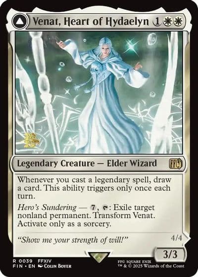 Venat Heart of Hydaelyn Prerelease Cards Magic card