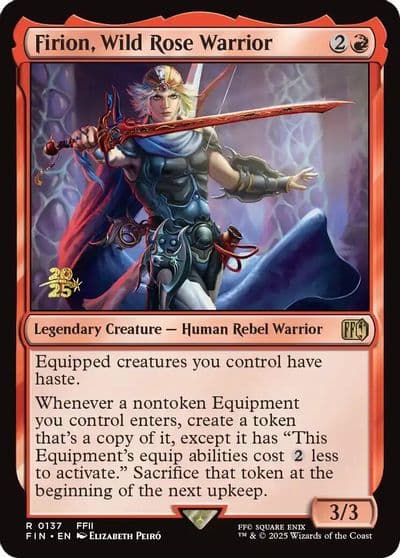 Firion Wild Rose Warrior Prerelease Cards Magic card