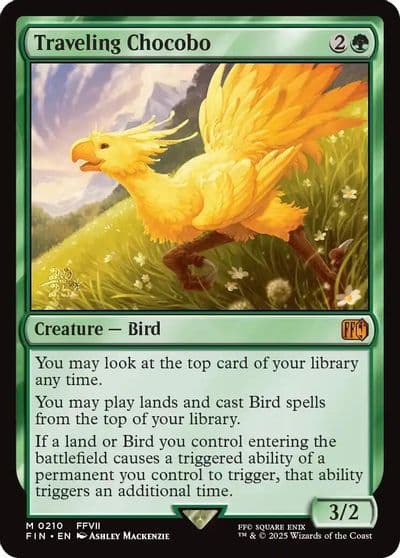 Traveling Chocobo Prerelease Cards Magic card
