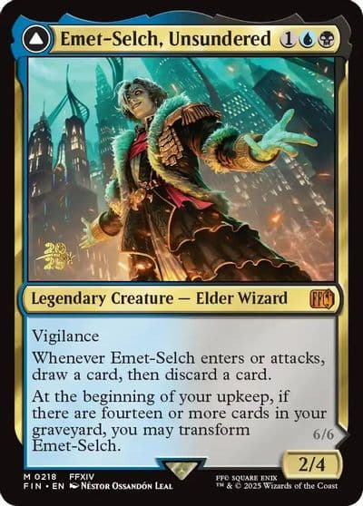 Emet Selch Unsundered Prerelease Cards Magic card