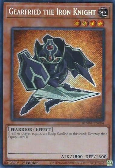 Gearfried the Iron Knight Battles of Legend: Monster Mayhem Yu-Gi-Oh! card