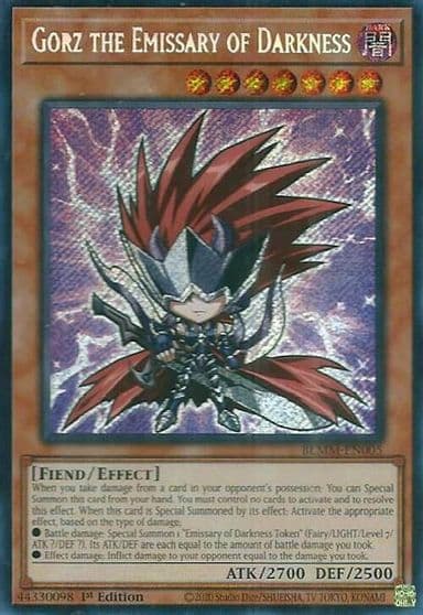 Gorz the Emissary of Darkness Battles of Legend: Monster Mayhem Yu-Gi-Oh! card