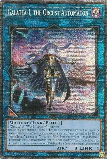 Galatea i the Orcust Automaton Starlight Rare Battles of Legend: Monster Mayhem Yu-Gi-Oh! card