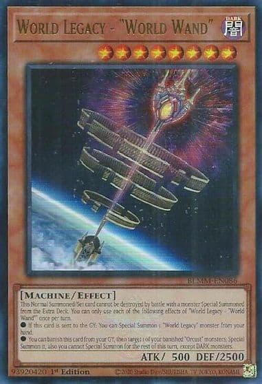 World Legacy World Wand Battles of Legend: Monster Mayhem Yu-Gi-Oh! card