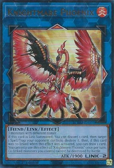 Knightmare Phoenix Battles of Legend: Monster Mayhem Yu-Gi-Oh! card