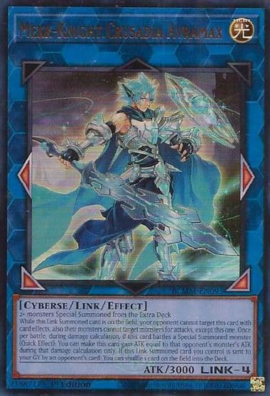 Mekk Knight Crusadia Avramax Battles of Legend: Monster Mayhem Yu-Gi-Oh! card