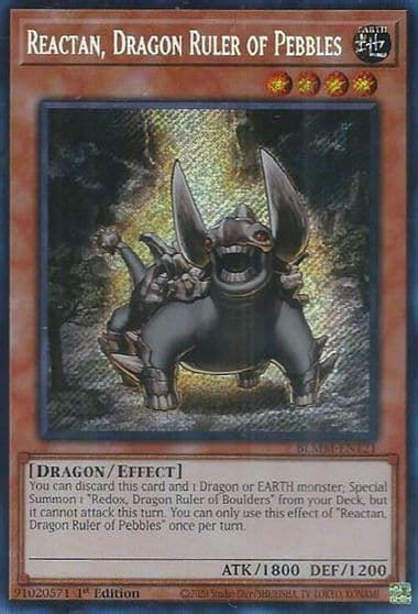 Reactan Dragon Ruler of Pebbles Battles of Legend: Monster Mayhem Yu-Gi-Oh! card