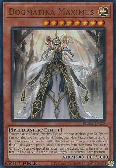 Dogmatika Maximus Battles of Legend: Monster Mayhem Yu-Gi-Oh! card