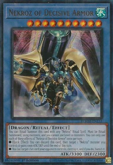 Nekroz of Decisive Armor Battles of Legend: Monster Mayhem Yu-Gi-Oh! card