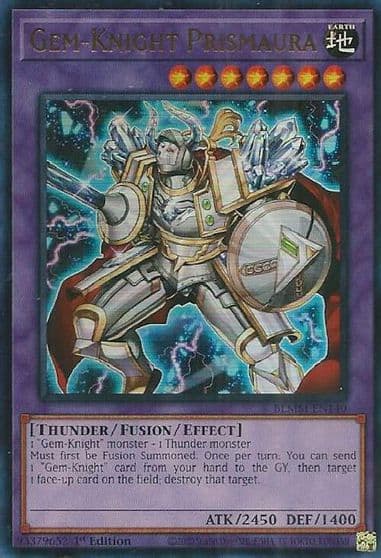 Gem Knight Prismaura Battles of Legend: Monster Mayhem Yu-Gi-Oh! card