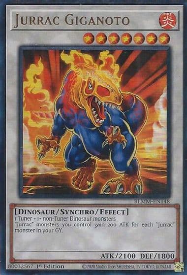 Jurrac Giganoto Battles of Legend: Monster Mayhem Yu-Gi-Oh! card