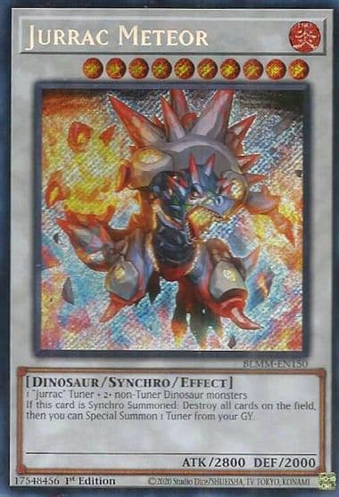 Jurrac Meteor Battles of Legend: Monster Mayhem Yu-Gi-Oh! card
