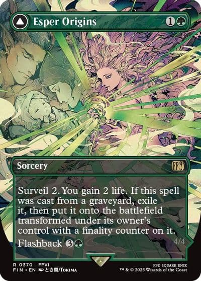 Esper Origins Borderless FINAL FANTASY Magic card