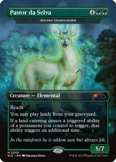 Pastor da Selva Ancient Greenwarden Secret Lair Drop Series Magic card