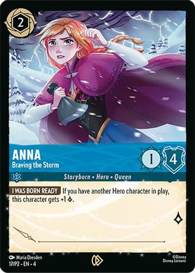 Anna Braving the Storm Disney Lorcana Promo Cards Lorcana card