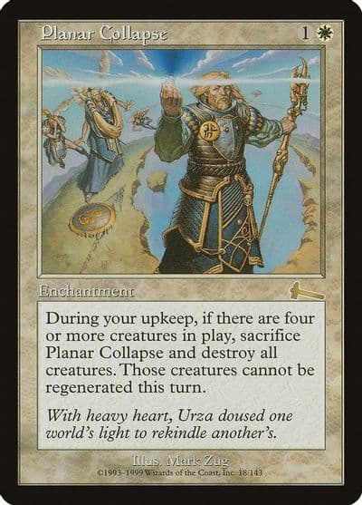 Planar Collapse Urza's Legacy Magic card