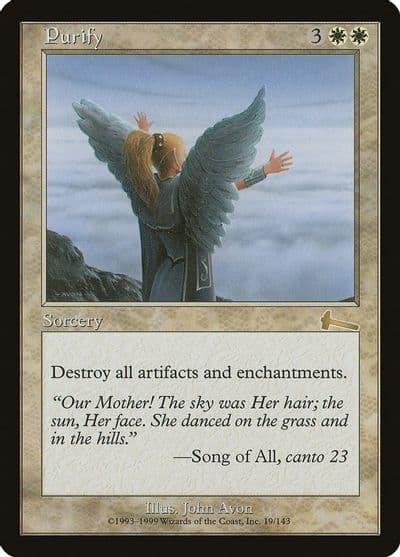 Purify Urza's Legacy Magic card