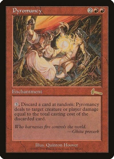 Pyromancy Urza's Legacy Magic card