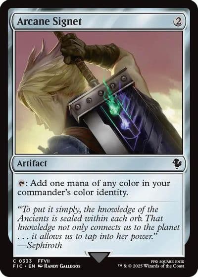 Arcane Signet 0333 Surge Foil Commander: FINAL FANTASY Magic card