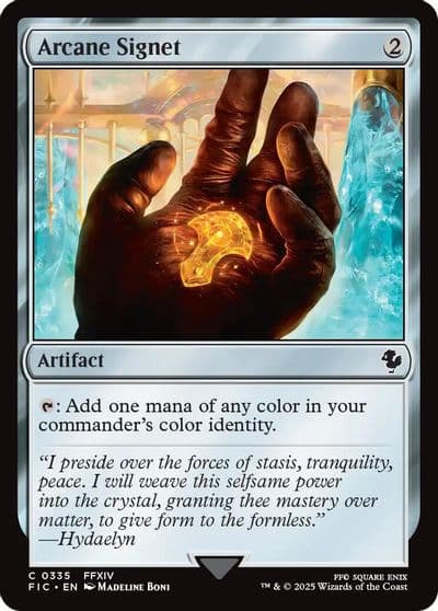 Arcane Signet 0335 Surge Foil Commander: FINAL FANTASY Magic card