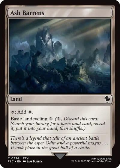 Ash Barrens Surge Foil Commander: FINAL FANTASY Magic card