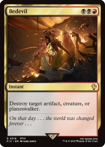 Bedevil Surge Foil Commander: FINAL FANTASY Magic card