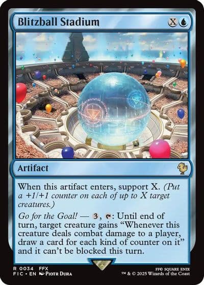 Blitzball Stadium Surge Foil Commander: FINAL FANTASY Magic card